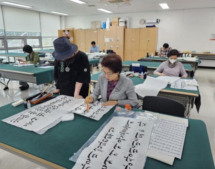 한글서예 모습사진제공 세계서예전북비엔날레
